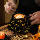 Axyaa Halloween Hand Holding Cute American Ceramic Mug