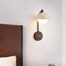 Axyaa Wabi Sabi Bedroom Wall Lamp Rechargeable Retro Fixture