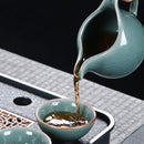 Axya™ Chinese Tea Set: High-Grade Ceramics Teapot & Tea Cup Set
