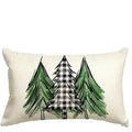 Axyaa Merry Christmas Tree Motto Green Pillowcase 30X50cm