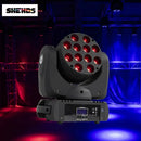 Axyaa Beam LED Moving Head Light RGBW DMX512 for Party, Wedding, DJ, Disco
