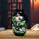 Axyaa Classic Jingdezhen Ceramic Vase with Base for Home Decor