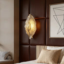 Axyaa Glass Leaf Wall Mounted Lamp for Bedroom & Living Room
