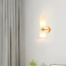 Axyaa Iron Wall Lamp with E14 Light Source for Home Decor Lighting