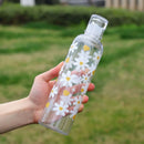 Axyaa 500ml Sports Water Bottle with Time Mark, Leak-proof & Portable Fitness Bottle