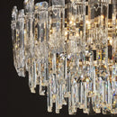 Axyaa Crystal Pendant Light: Modern Luxury Chandelier for Living Room, Bedroom, Dining Room