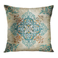 Axyaa Geometric Pattern Plush Pillowcase for Sofa, Custom Sizes Available