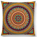 Axyaa Boho Rainbow Mandala Pillow Case Sun Moon Flowers Dream Fantasy Cover