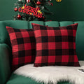 Plaid Pillow Covers 45x45cm for Cozy Home Decor - Axyaa