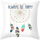 Axyaa Feather Dream Catcher Pillowcase - Nordic Color Sofa Cushion Cover