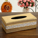 Luxury Leather Tissue Box Holder by Axyaa - Modern Bathroom & Car Napkin Storage