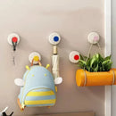 Axyaa Suction Cup Towel Hooks: Wall Hanger Storage Accessory