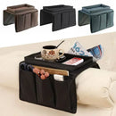 Axyaa Couch Armrest Organizer: 4-Pocket Sofa Tray for Remote and Storage
