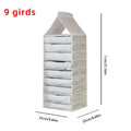 Axyaa Hanging Closet Organizer Shelves for Pants Socks Underwear - Space-Saving Storage Solution