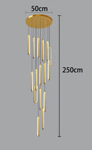 Axyaa Modern Living Room Chandeliers LED Ceiling Lamp Hanging Lights