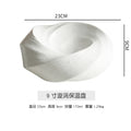 Axyaa White Ceramic Insulation Plate for Hotel Restaurant Tableware