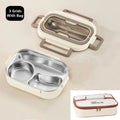 Axyaa Stainless Steel Thermal Lunch Box Set with Soup Bowl and Spoon