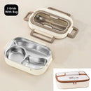 Axyaa Stainless Steel Thermal Lunch Box With Leak-Proof Soup Bowl & Spoon