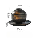 Axyaa Ceramic Soup Cup with Cover - Versatile Household Bowl