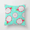 Axyaa Cartoon Watermelon Banana Print Seat Cushion Cover