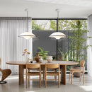 Axyaa Acrylic Pendant Chandelier for Dining Room Suspension and Kitchen Island