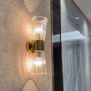 Axya Gold Crystal Wall Lamp for Indoor Lighting Décor in Living Room and Bedroom