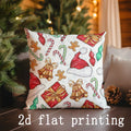 Christmas Patterns Pillowcases for Decor Cushion Cover by Axyaa