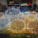 Axyaa Oval Spark Ball LED Pendant Chandelier for Indoor Lighting