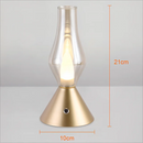 Retro Rechargeable LED Touch Lamp for Bedroom Decor by Axya