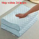 Axyaa Waffle Latex Pillow: Cervical Spine Support for Better Sleep