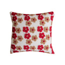 Axyaa Floral Soft Black Grey Beige Pillow Cover 45x45cm for Home Decoration