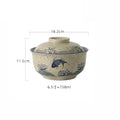 Axyaa Ceramic Soup & Ramen Bowl Set - Restaurant Tableware