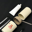 Axyaa Portable Toothbrush Case Mouthwash Cup Set