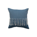 Axyaa Jacquard Embroidery Pillow Cover Set Striped Polka Dot Tassel Cushion Covers