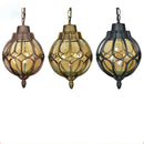 Axyaa Vintage LED Pendant Lamp for Outdoor Courtyard Hanging with Grape Design