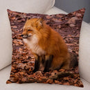 Axyaa Fox Pillowcase for Home, Office, Car Decor