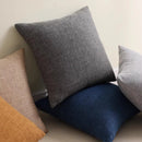Axyaa Solid Cotton Line Pillow Case Soft Breathable Nordic Decor Pillow Cover