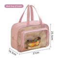 Axyaa Travel Toiletry Storage Bag: Portable PVC Organizer for Cosmetics, Toiletries & Makeup