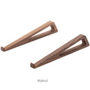 Axyaa Wooden Laptop Stand: Vertical Folding Bracket with Tablet Heat Sink