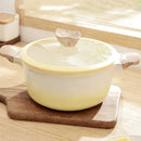Axyaa Double Ear Non-Stick Soup Pot with Lid - Home Kitchen Cookware