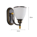 Axyaa Retro Glass Wall Lamp for Bedroom, Living Room, and Bathroom