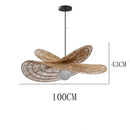 Axyaa Hand Woven Rattan Pendant Lamp - Art Led Chandelier for Home Decor