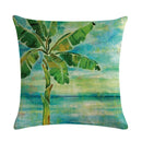 Axyaa Tropical Rain Forest Pillowcase for Office Sofa and Leisure Decoration