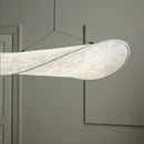 Axyaa Silk Ceiling Chandelier LED Pendant Light for Modern Living Room Dining Bedroom