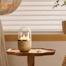 Axyaa Solid Wood Touch Desk Lamp for Bedroom Study Room Living Room
