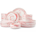 Axyaa 18/36-Piece Ceramic Dinnerware Set for 6/12, Plates, Bowls, Tableware