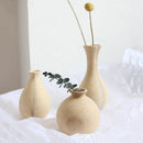 Retro Nordic Wooden Flower Vase by Axyaa - Tabletop Art Decor Ornament
