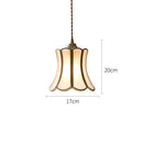 Axyaa Nordic Glass LED Pendant Lights Copper Modern Hanging Lamp Lighting