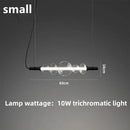 Axyaa Modern Minimalist LED Glass Pendant Lamp for Living Room, Restaurant, and Coffee Shop