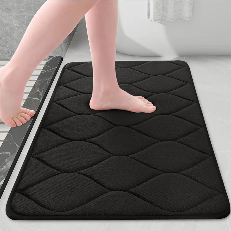 Axyaa Memory Foam Bathroom Mat Set